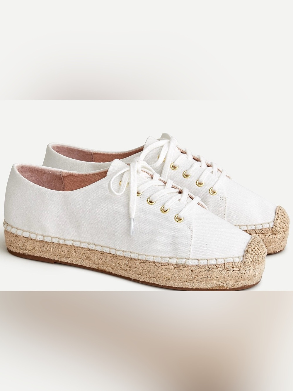 Canvas espadrille sneakers